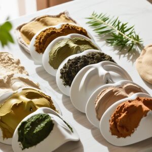 Make me an image of ayurvedic face masks _20241123_163046_0000